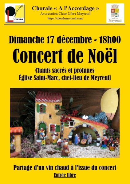 Affiche concert de Noel 2017
